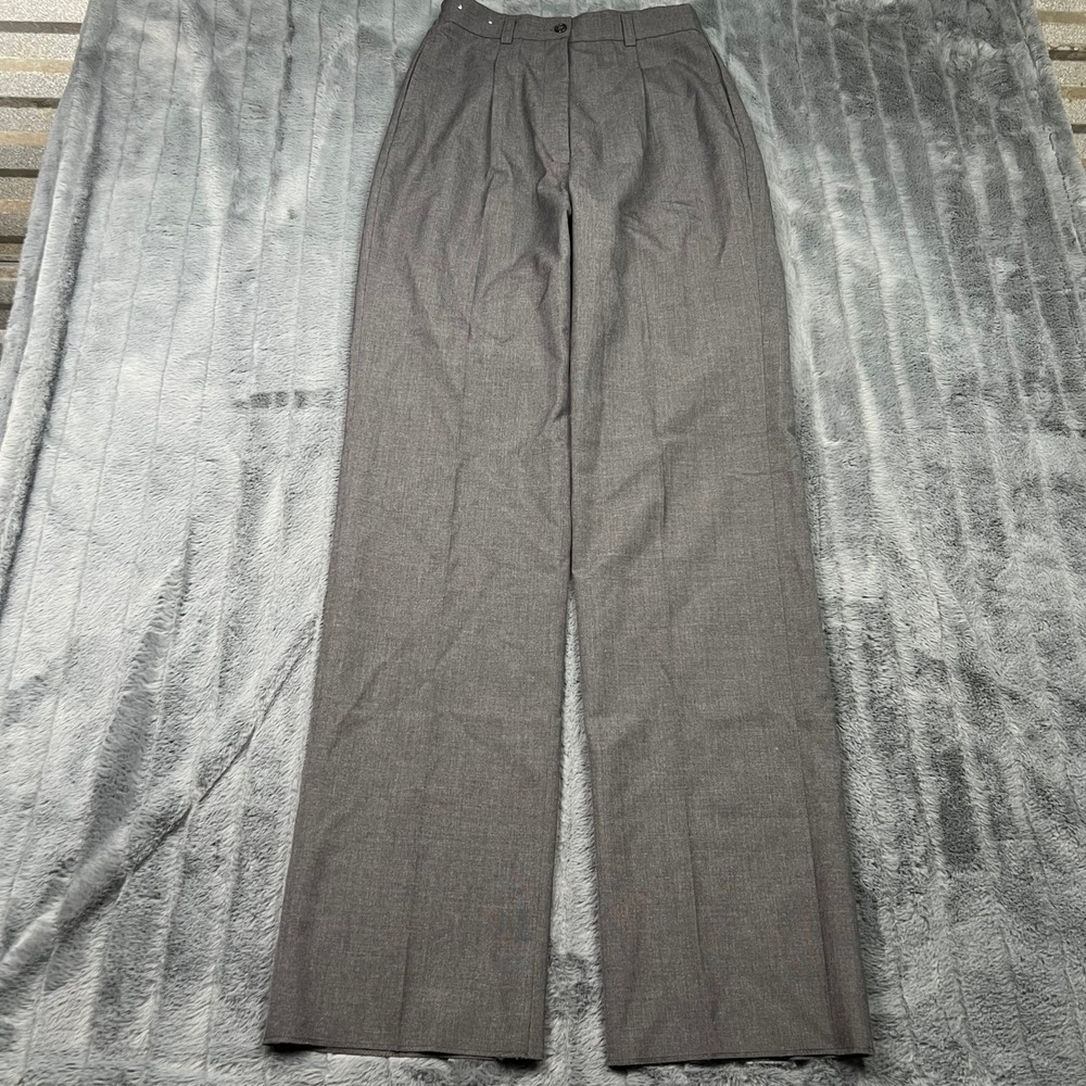 Securitas Liberty Uniform Gray Wool Blend Pleated Dress Pants 646FMG Size 12
